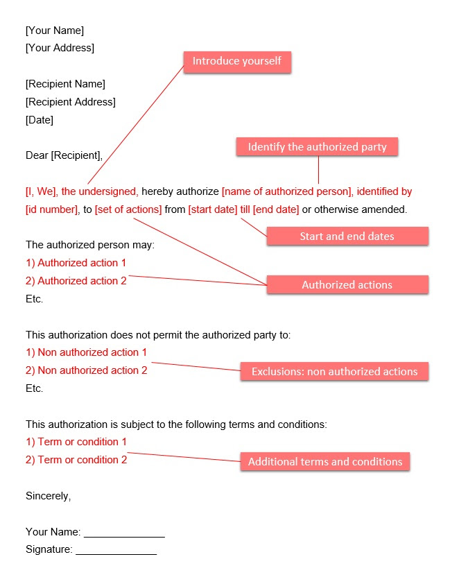Simple Authorization Letter Sample