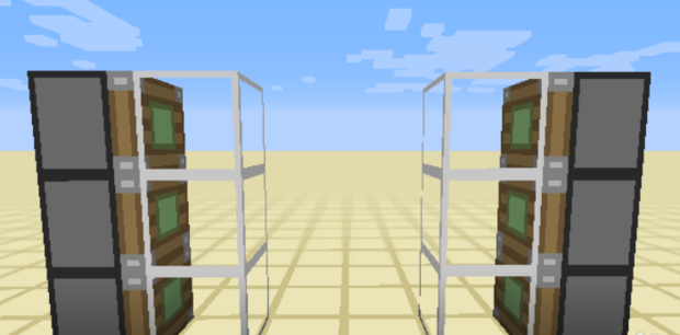 Minecraft我的世界超简易双开活塞门 360新知