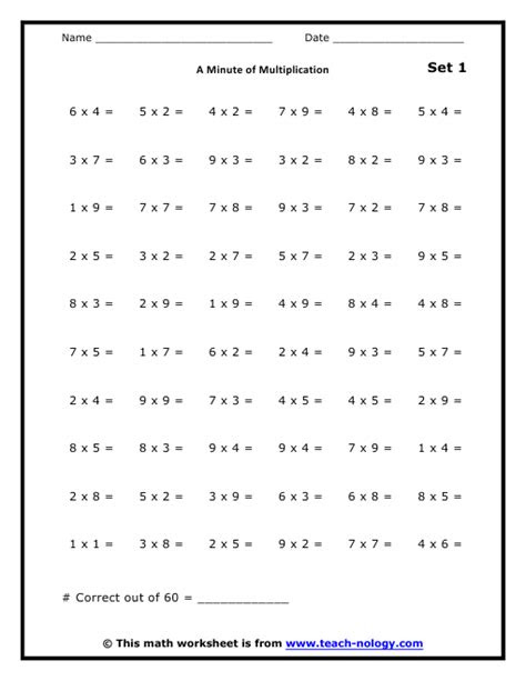  mixed multiplication times table worksheets 4 free mixed
