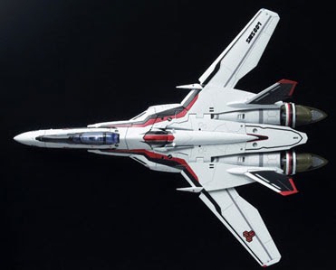 1/60 DX Chogokin VF-25F Messiah Valkyrie Alto Saotome version Fighter top view