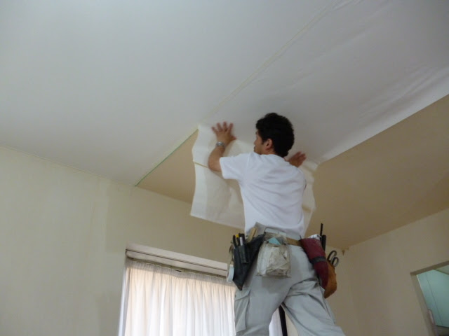 天井クロス貼り 町のクロス屋さんドットコム Blog