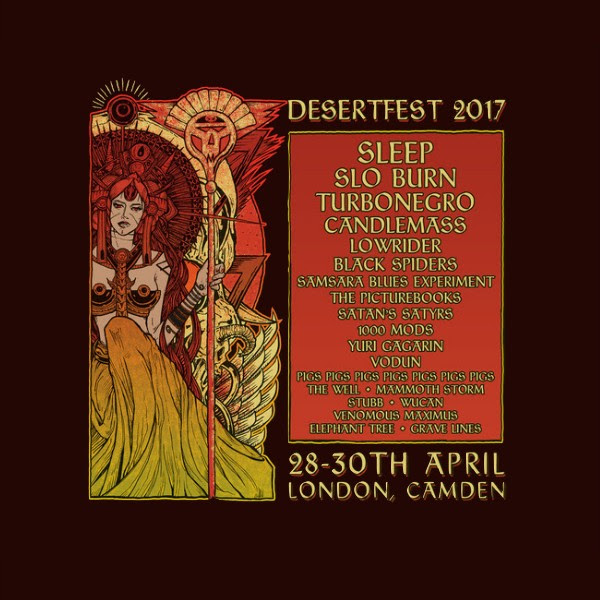 Desertfest London 2017 Poster