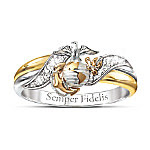 Ring: USMC Women's Embrace Diamond Ring