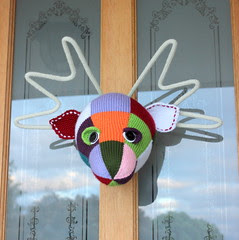 Bucky the Stuffed Moose Head