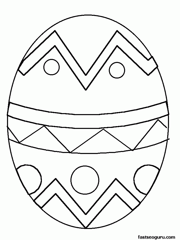 free free printable easter egg coloring pages download free