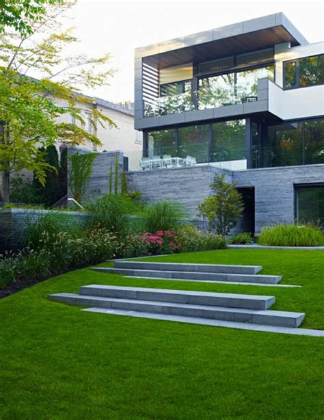 Modernes Haus Gartengestaltung