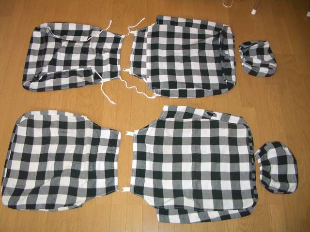 シートカバーの自作