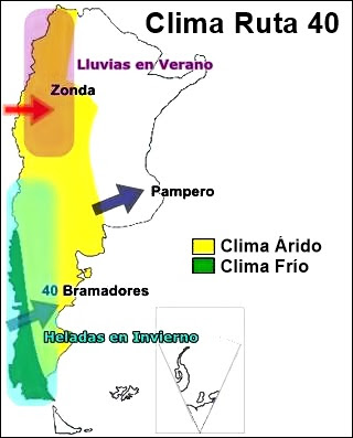 El Clima de la Ruta 40