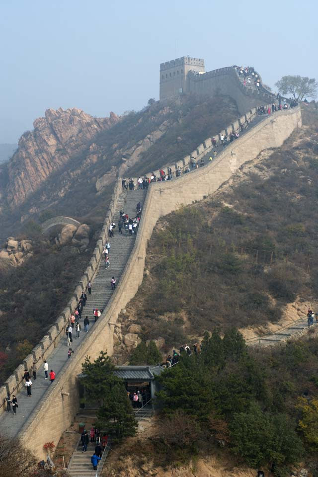 ゆんフリー写真素材集 No 5127 万里の長城 中国 北京