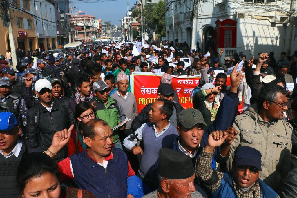 Due to the fuel shortage, wood is being used to cook food and heat homes across Nepal. (Photo: Nolan Peterson/The Daily Signal)