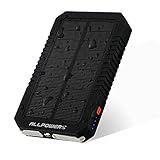 ALLPOWERS 12000mAh ソーラーチャージャー 大容量 デュアルUSBポート ソーラー充電器 【iSolar搭載/出力3.5A/耐衝撃/耐水性/耐塵/ポータブル】 iphone / Samsung / ipad等対応