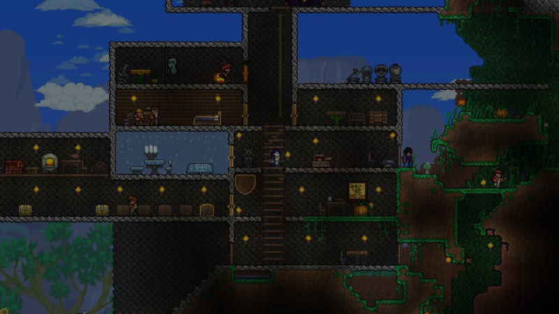 14 Wiiuテラリア日記 初めてのボス戦 クトゥルフのめだま と対峙 Maharada Net