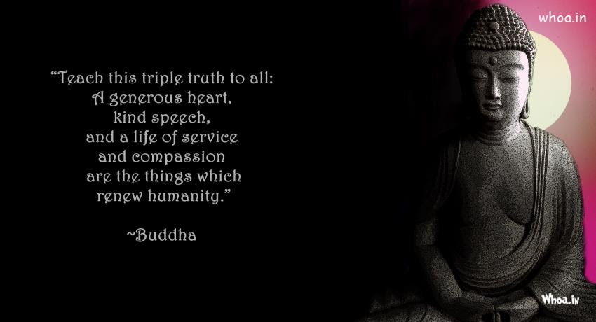 Lord Buddha Samadhi And Quote With Dark Background Wallpaper Lord Buddha Samadhi And Quote With Dark Background Wallpaper
