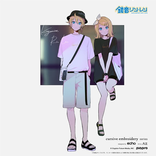 アパレル Echo よりリンレン半袖tシャツ 初音ミクイラストtシャツが発売 初音ミク公式ブログ