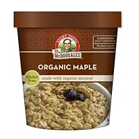 Dr. McDougall?s Right Foods Organic Maple Oatmeal Cups Made with Organic Gluten Free Oatmeal, 2.5-Ounce Cups