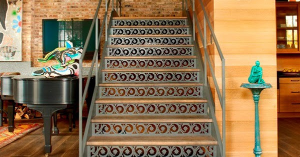 15 Creative Ideas To Decorate Your Stair Risers | Postris