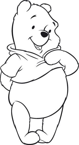 Coloriage Winnie l'ourson 15 Momes.net