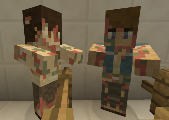 マインクラフト 一般人風の村人ゾンビスキン6種配布 マイクラモール