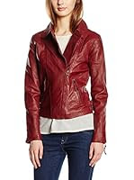 CHYSTON Cazadora Piel Carla (Burdeos)