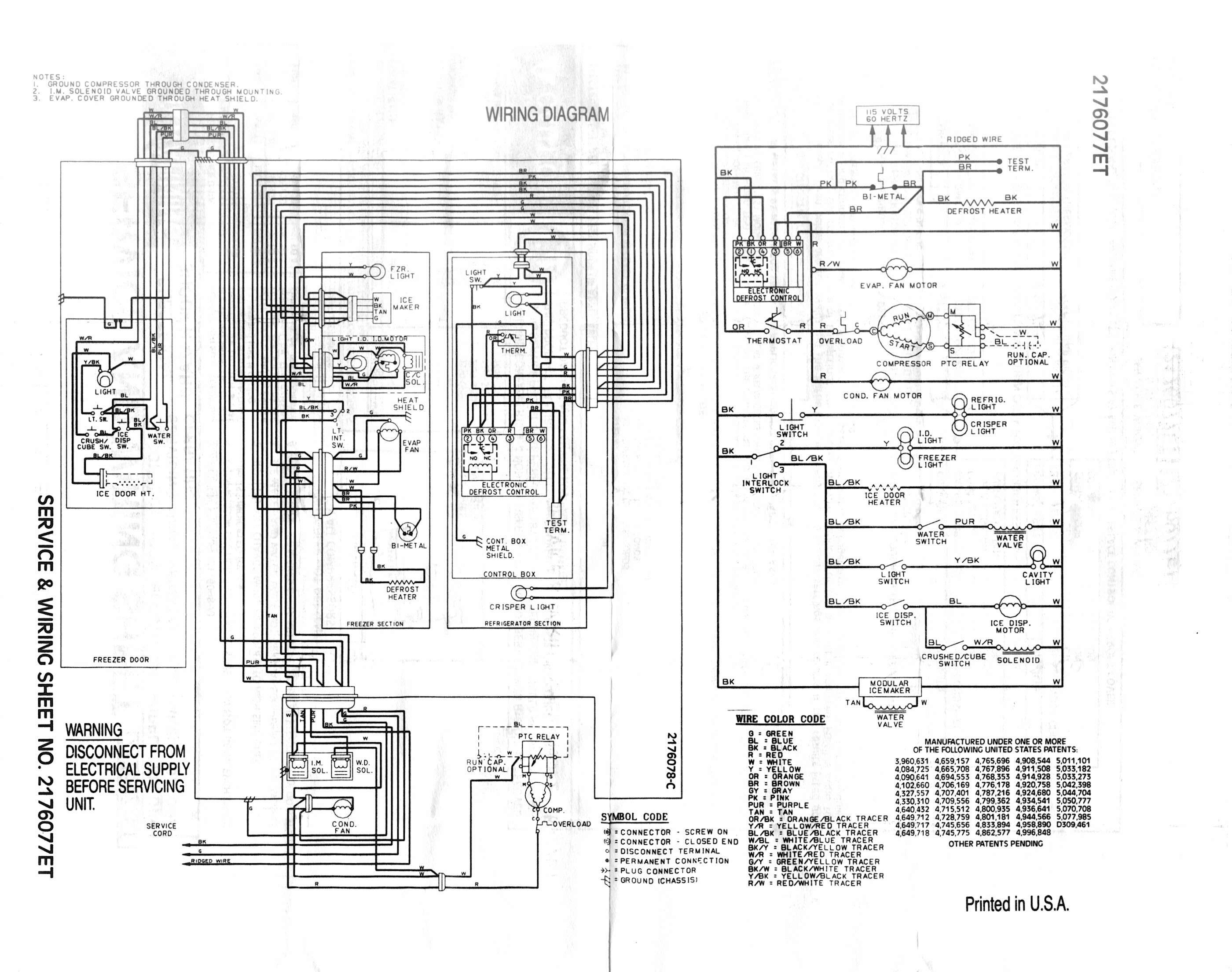 Fridge Schematics/Wiring Diagram | Missives