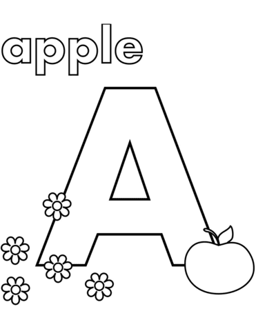 Letters and Alphabet coloring pages | Free Coloring Pages