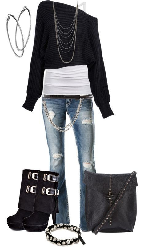 Casual Outfit find more women fashion on www.misspool.com