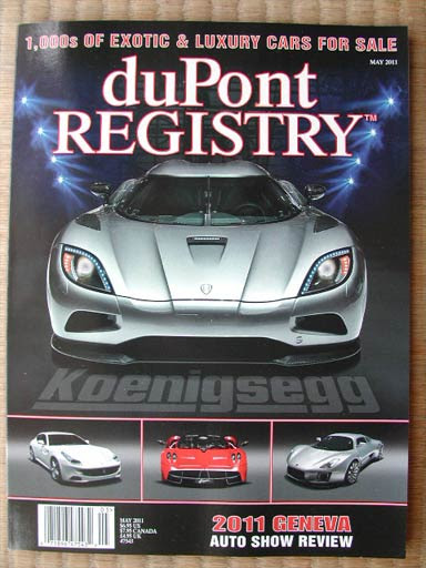 アメリカの中古車雑誌 セレブ向け