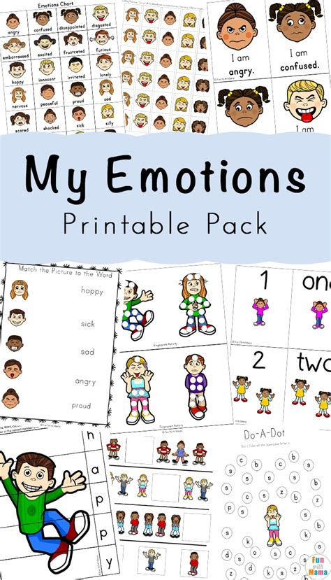  feelings activities emotions worksheets for kids fun with mama free