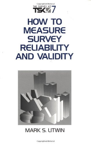 How to Measure Survey Reliability and Validity (Survey Kit)