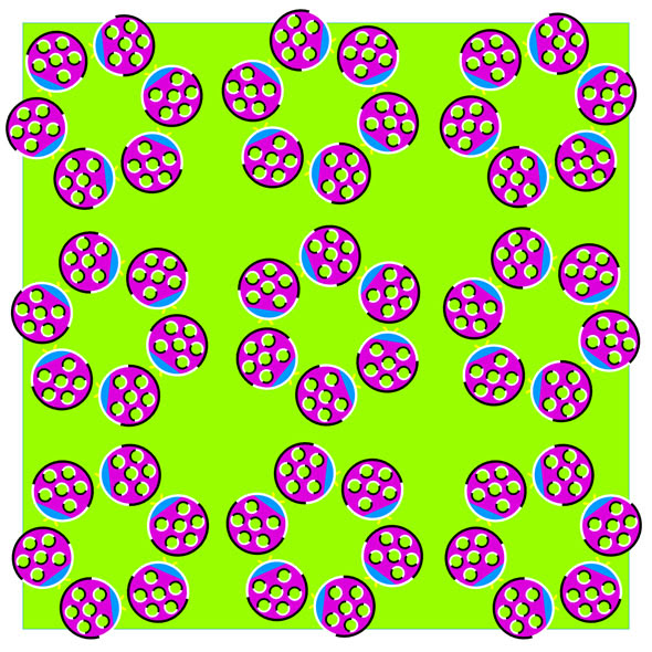 Joaninhas ilusão de ótica