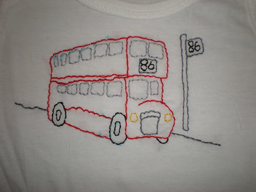 Embroidered Bus