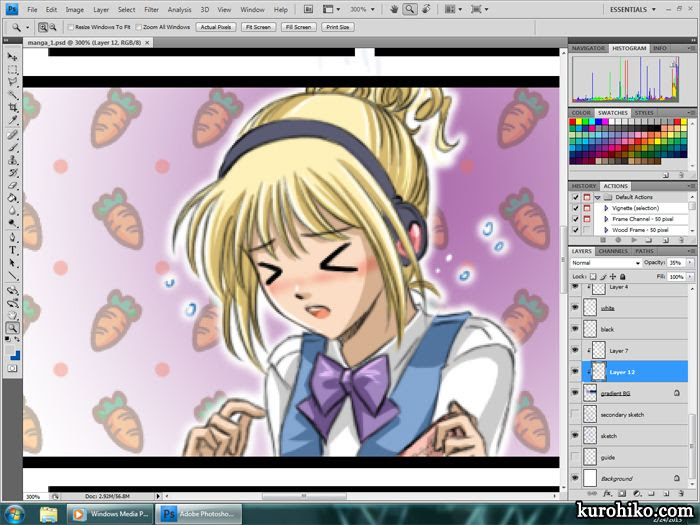 work in progress 2013.02.22 - katrina sneezing