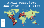 Locations of visitors to this page