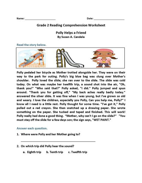  year 2 reading comprehension thekidsworksheet