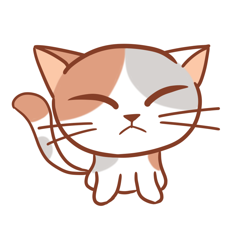 猫のフリーイラスト ポケットの中のアルバム