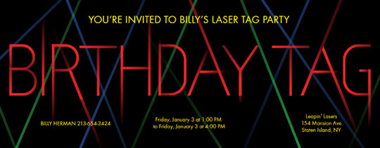 Tag, Birthday, Laser Tag, Birthday Party