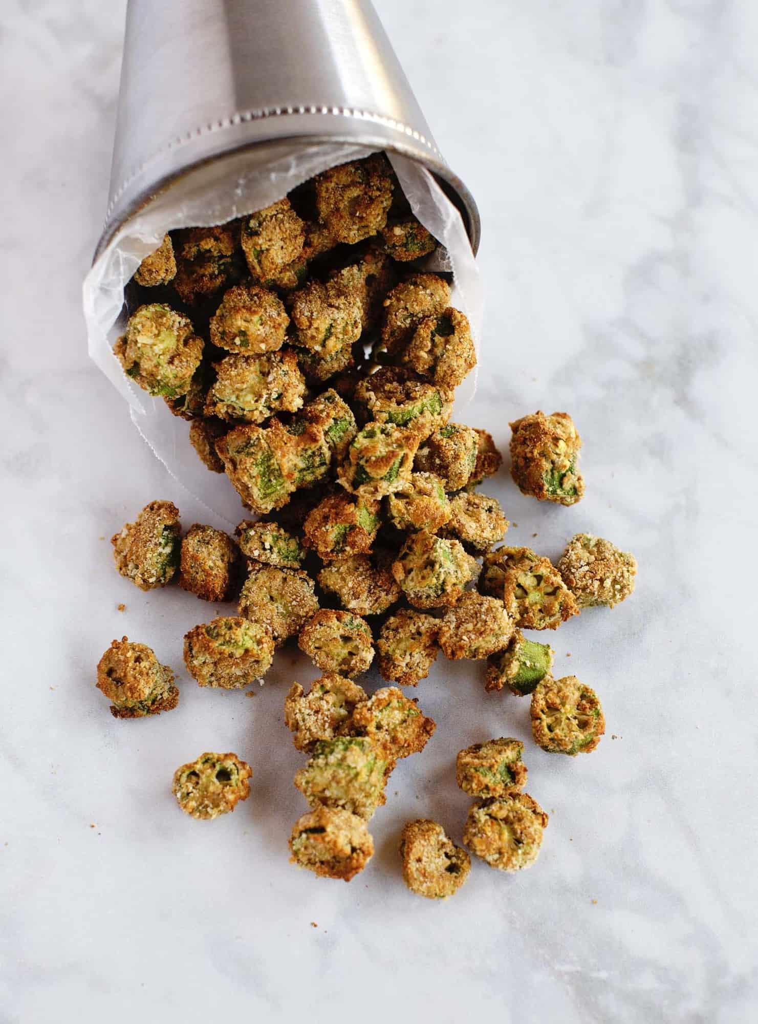 Fried Okra In The Air Fryer Air Fried Okra A Beautiful Mess