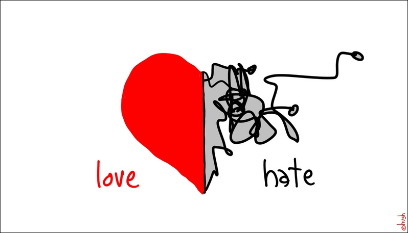 love and hate photo