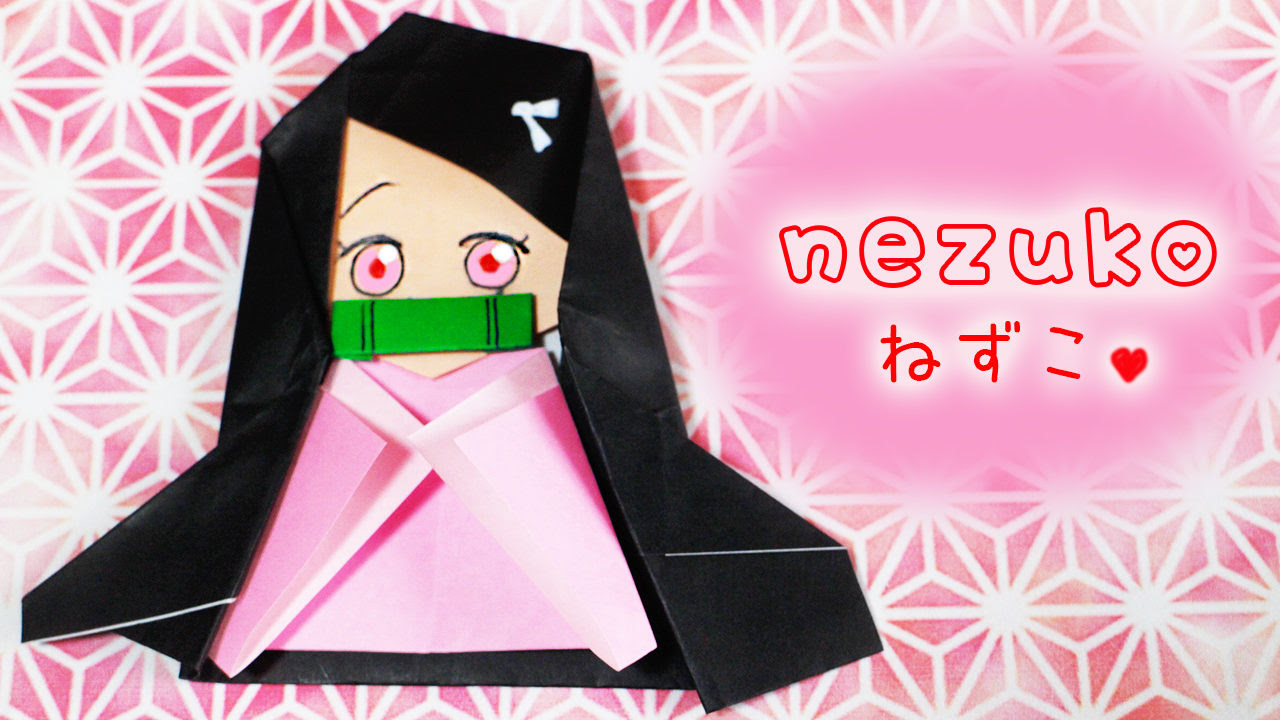鬼滅の刃 ねず子の作り方 折り紙 Demon Slayer Mama Life Blog