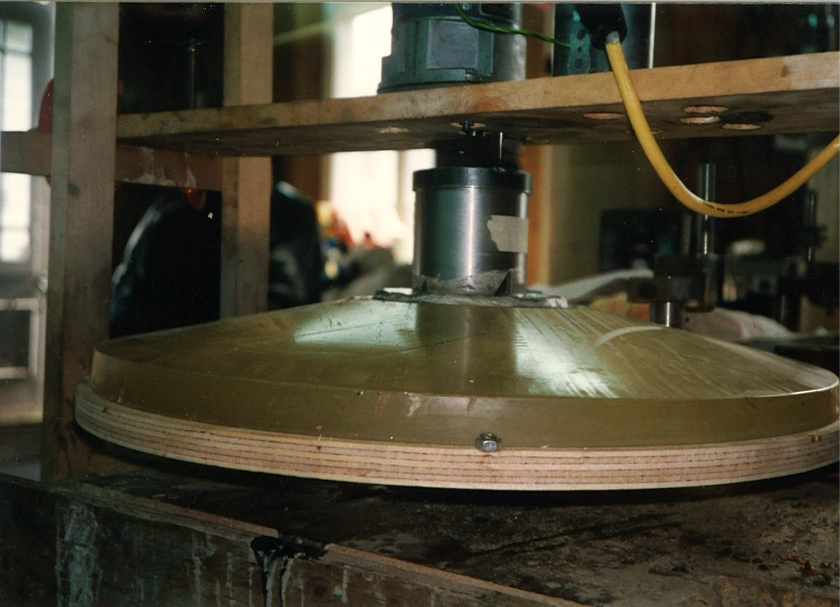 telescope mirror grinding / polishing machine with tachometer - YouTube