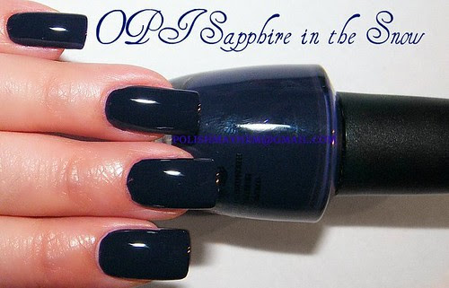 OPI Sapphire in the Snow