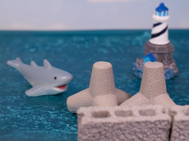 100均セリアでミニチュアのテトラポットを買ってみた など ふぃぎゅる