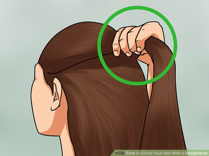 Crimp Your Hair With a Straightener Step 3 Version 2.jpg