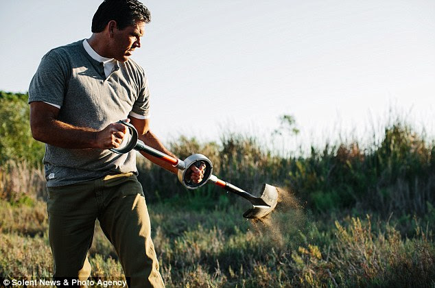 No pain, no gain? Inventor Charles Waldon came up with the idea after getting sore doing work for parents