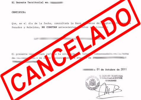 LOS ANTECEDENTES PENALES Y POLICIALES