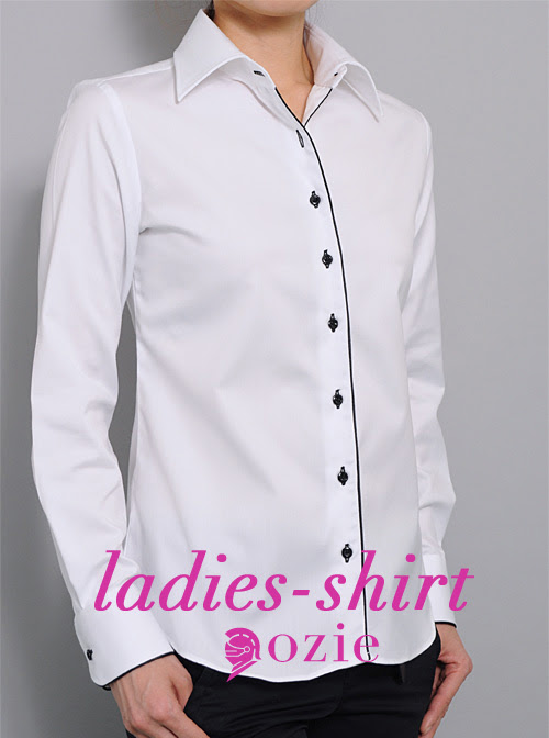 オジエのメンズ仕立てのレディースシャツ その違いとコダワリは ーボタン位置 シャツの専門店 Ozie オジエ