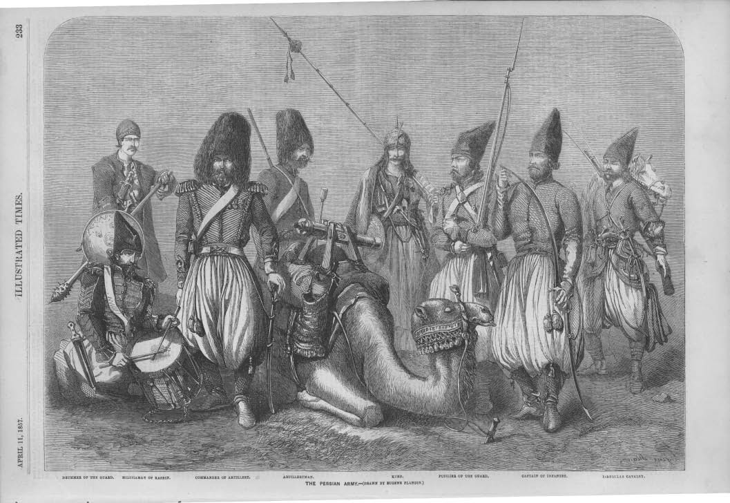 Image result for 1857 WAR WITH PERSIA BOMBAY CAVALRY SOLDIERS FIGHT