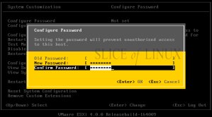 Escribimos la contraseña de root