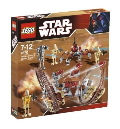 LEGO Star Wars 7670 Hailfire Droid and Spider Droid