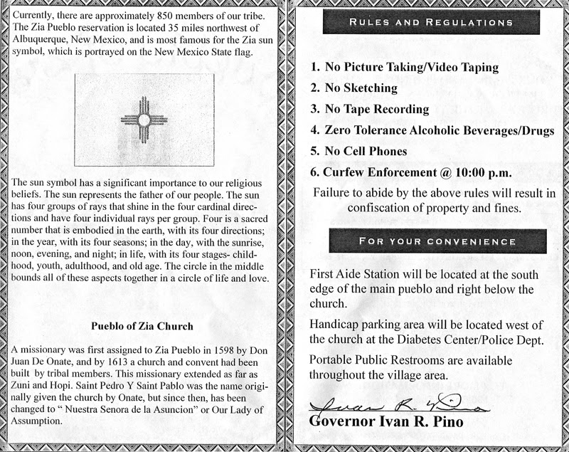 About The Zia Pueblo In Nm